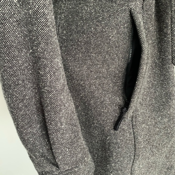 Lululemon Apres Sport Belted Jacket with Hood size 6 Brown/Grey/white tweed - Picture 9 of 12
